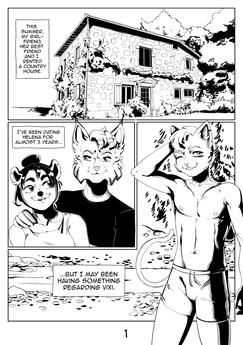 Black &amp; White Comic Page